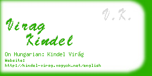 virag kindel business card